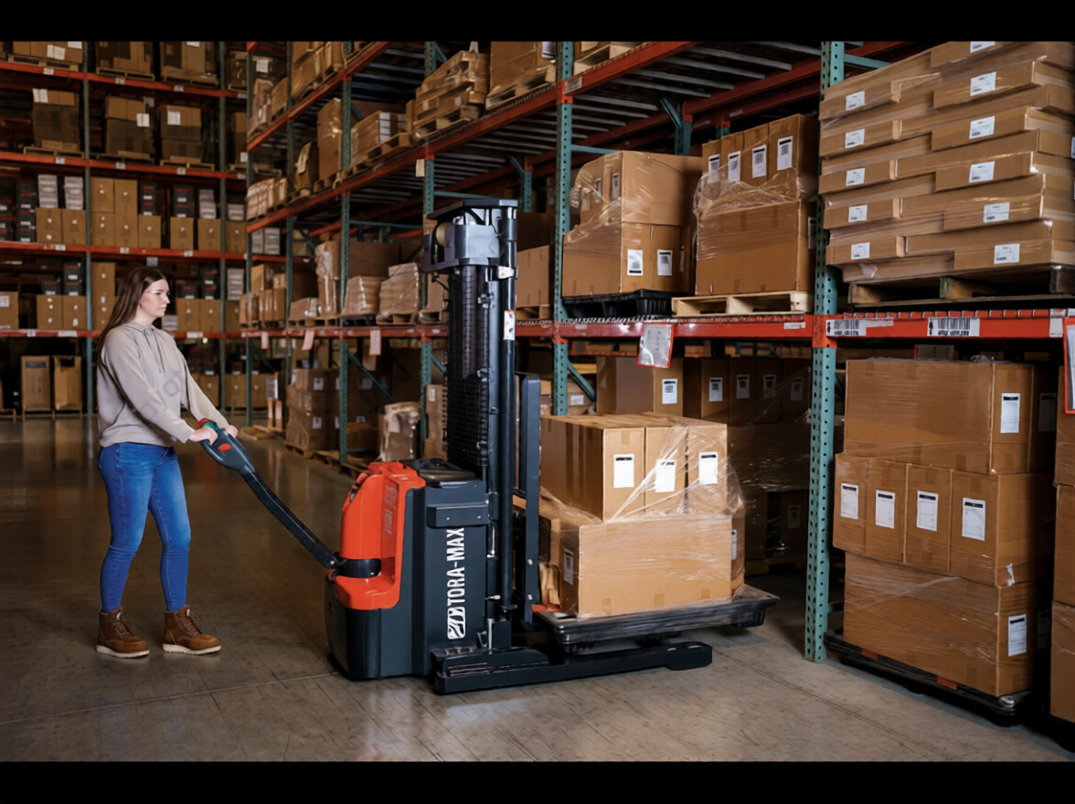 Tora-Max® 3500 lb Straddle Stacker - 113 In 3